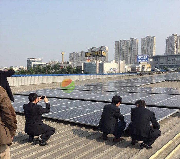 東莞市萬江麥德龍商場480KW太陽能光伏發電項目